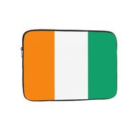 15 inch Portable Laptop Bag - Flag of Cote D'Ivoire Printing Shockproof Laptop Inner Pocket for Business, Travel, School, Office