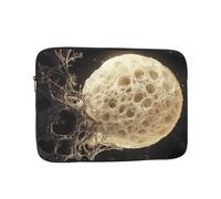 15 inch Portable Laptop Bag - Lunar Mycelium Web Printed Shockproof Laptop Inner Pocket for Business, Travel, School, Office
