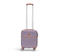 15 Inch Purple Lightweight Underseat Cabin Bag - EasyJet Approved Carry-On Suitcase, Durable ABS Hard Shell, Smooth Double Spinner Wheels, Water-Resistant & Compact Travel Luggage (45 x 35 x 20 cm)