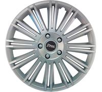 15" Inch Wheel Trims Disc Silver Covers Hub Caps, Set of 4 Fits VW Polo 09-17