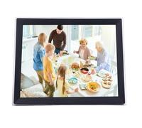 15 Inch WiFi Smart Digital Picture Frame with 1024x768 IPS FHD Touch Screen, Auto Rotation, 32GB, Easy Setup to Share Photos Videos Via App, Birthday, Wedding, for Mom (GB Plug)
