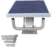 15° Inclined Diving Starting Block for Pool, One Step Jump Platform with Backstroke Handle for Swimming Competition Training