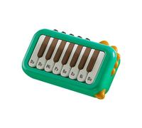 15 Key Pocket Piano Electronic One Click Switching 3 Different Tones Illuminated Keys Interesting Portable Music Instrument for Trip Home Camping Outdoors