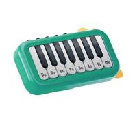 15 Key Pocket Piano Mini Electronic Piano One Click Switching Between 3 Different Tones Illuminated Keys Interesting Portable Music Instrument for Trip Home Camping Outdoors (A)