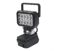15 LED Flood Light Compatible with 18V Li-ion Battery-DCB200 DCB203, Cordless Area Work Light for Shed, Workshop, Car Repair
