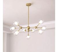15-Light Sputnik Chaner - Industrial Modern Ceiling Light, Perfect for Dining, Bedroom & Living Room