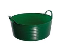 Red Gorilla Small Shallow Flexible Tubs - Green - 15 litre