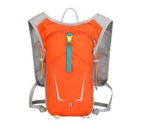 15 Litre Folding Camping Bag with Pockets - Lightweight Waterproof Backpack 27 cm, Portable Folding Day Zano, Oxford Fabric Nylon | Cycling Backpack, Picnic, Running, Cammin, Orange, riferimento