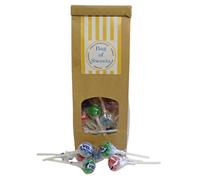 15 Lollies in Brown Bag of Individually Wrapped Vidal Assorted Tongue Painter Lollies