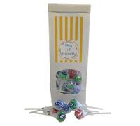 15 Lollies in White Bag of Individually Wrapped Vidal Assorted Tongue Painter Lollies