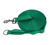 15 m Green Dog Training Lead - ATEK Extra Long Nylon Leash with Comfortable Handle for Puppy & Dog Training, Walking, Recall, Obedience, and Tracking