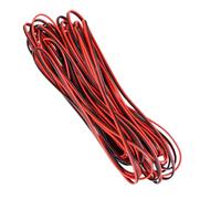 15 Meter 22AWG Electrical Wire Car Wire Core Black Red Wire Cable 22 Gauge Flexible Extension Cable Wire,for Electric Wire Strip Light Single, Wear Resistant,Oxidation Resistance