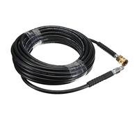 15 Metre Water Power High Pressure Washer Replacement Hose 15M 49Ft Black
