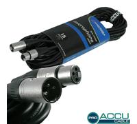 15 Metre XLR to XLR 3 Pin Microphone Cable Lead 15m HIGH QUALITY Accu-Cable ADJ