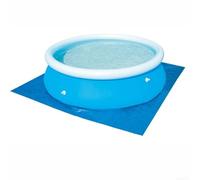 15 Mil Round Solar Pool Cover for Circular Pools, Insulation Film to Heat Water and Keep Clean Outdoors(F)
