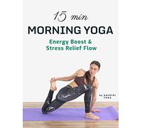15 Min Morning Yoga - Energy Boost & Stress Relief Flow | Gayatri Yoga