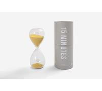 15 Minute Timer: An Elegant Hourglass Sand Timer Which Measures 15 Minutes Precisely from the Start of Each Turn