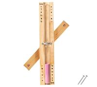 15-Minute Wooden Sauna Hourglass Timer - Wall-Mounted Rotating Heat Resistant Sand Clock (Pink)