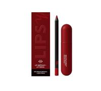 15 ml Lip Serum and 1.2 g Lip Liner Set, All-in-One Lip Set, Collagen Lip Gloss for Dry Lips, Waterproof Make Up Set (E)