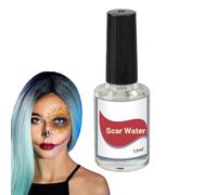 15 Ml Realistic Scar Makeup Liquid With Brush,Professional-Grade Realistic Scar Creation,Multi Layer Depth & Dimension Effect Scary Scar Water