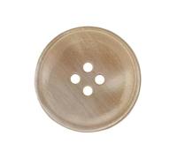 15 mm /17.5 mm /20 mm /25 mm /27.5 mm Resin Four-Hole Buttons, Khaki, 17.5mm 6 Pcs