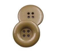 15 mm-37 mm Color Resin Large Round Edge Buttons, Color 10, 20mm 15 Pcs