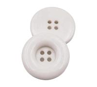 15 mm-37 mm Color Resin Large Round Edge Buttons, Color 21, 30mm 10 Pcs
