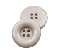 15 mm-37 mm Color Resin Large Round Edge Buttons, Color 3, 30mm 10 Pcs