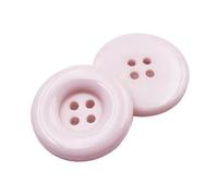 15 mm-37 mm Color Resin Large Round Edge Buttons, Color 7, 30mm 10 Pcs