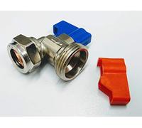 15 mm X ¾” Washing Machine Tap Connector Angle Valve
