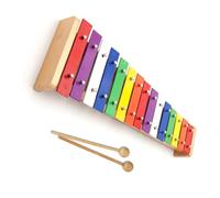 15 Note Colorful Aluminum Plate Glockenspiel Xylophone Player Playing Percussion Instrument Glockenspiel Percussion Instrument