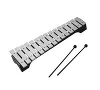 15-Note Glockenspiel Wooden Base Aluminum Bars With Mallets Percussion Musical Instrument Gift With Carrying Bag