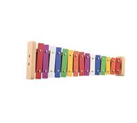 15 Note Glockenspiel Xylophone Wooden Base Colorful Bars With 2 Mallets Educational Musical Instrument Percussion
