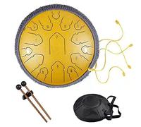 15-Note Panda Drum Steel Drums Instrument 14-Inch for Adults and Kids Gift - Tongue Drum in D Major with Bag, Mallets, Finger Cots - Percussion Drum for Relaxation and Meditation