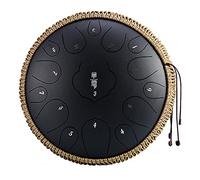 15 Note Tongue Drum steel 13 inch D key Handpan Drum for Adults Tank Drum for Meditation, Yoga and Zen with Travel Bag Mallets