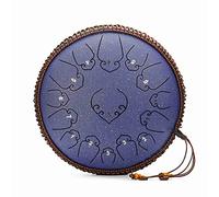 15 Notes Steel Tongue Drum, 14 Inch Hand Pan Drum Percussion Instrument Hand Drum With Percussion Instruments Music Book Travel Bag for Meditation Yoga and Zen