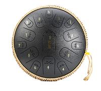 15 Notes Steel Tongue Handpan Drum Portable Chakra Tank Drum 14 inches C Major Steel Tongue Drum Lotus Handpan Drums Kit with Drum Mallets Carry Bag for Adults/Children/Gifts (Color : B, Size : One