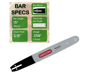 15" OREGON VersaCut Guide Bar 3/8" x .058" (1.5mm) for Husqvarna - 158VXLHK095