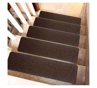15-Pack 20x76 cm Non-Slip Stair Treads Random Cut Anti-Slip Mats for Spiral Stairs Garage and Terrace - Enhance Safety and Style for Your Home