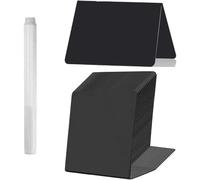 15 Pack Acrylic Mini Chalkboard Signs, 4 x 5 inches Chalkboard Signs - Easy to Write and Wipe Out for Small Plastic Message Board Signs, Food Labels for Party, Table Numbers