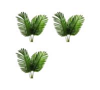 15 Pack Artificial Plants Leaves Faux Turtle Leaf Tropical Tree Leaves Imitation Leaf Artificial Plants