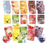 15 Pack Breathing Necklace Flavoured Filters,Breathing Necklace Refills for Breath Practice Calming Relaxation Focus (Multiple Flavors)
