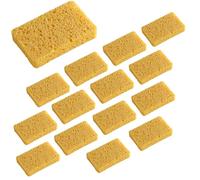 15 Pack Compostable Washing Up Sponge Natural Cellulose Cleaning Sponges Non-Scratch Absorbent Kitchen Sponges for Dish Household Cookware Car Compressed Packaging