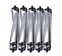 15-Pack Conveyor Rollers - Replacement Industrial Conveyor Belts 25-60mm Diameter Ideal for Smooth Movement Projects Durable & Versatile Conveyor Solutions,1.3in/32mm-L-39.4in/1000mm