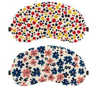 15 Pack Eye Mask for Side Sleeper, Little Flower Pattern Sleeping Mask, Sleep Eye Mask, Soft Eye Shade Cover for Travel. Nap, Plane.Travel, Light Blocking