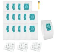 15 Pack Guard S1 Hoover Bags for Miele Guard M1 L1 S1 Vacuum Cleaner | for Guard S1/ L1 Junior/Silence/Allergy/Parquet XL/AllFloor/Cat Dog/Flex/Comfort Series with 3 Exhaust Filters
