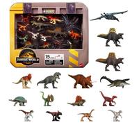 15-Pack Mini Dinosaur Figures Inspired by Jurassic World Rebirth
