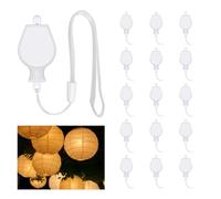 15 Pack Mini LED Lantern Lights, Battery Operated, Warm White, Miniature Led Lights for Paper Lantern Balloons, LED Balloon Lights, Decoration for Birthday, Halloween, Christmas, Party, Wedding