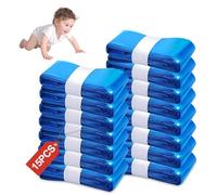 15 Pack Nappy Bin Refills, 7-Layer Odour Lock Diaper Pail Disposal Bags, 4.5m Long Heavy Duty Liners, Universal Fit for Most Nappy Bins