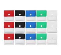 15 Pack Pocket Ashtray Portable Ash-Pouch Compact Fire Resistant PVC Odour Assorted Colours